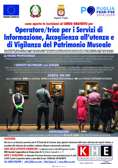 OPERATORE E OPERATRICE PER I SERVIZI DI INFORMAZIONE, ACCOGLIENZA ALL'UTENZA ...